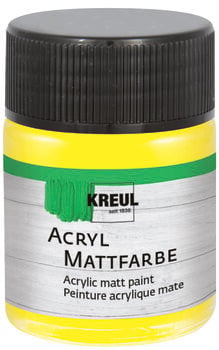 Peinture acrylique Kreul 75503 Peinture acrylique Yellow 50 ml 1 pc - 1