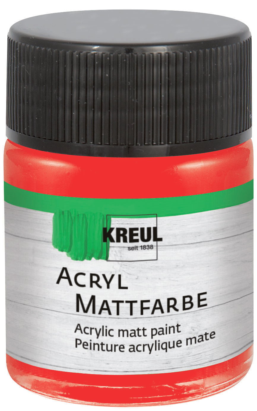 Culoare acrilică Kreul 75505 Vopsea acrilică Red 50 ml 1 buc