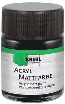 Pintura acrílica Kreul 75520 Acrylic Paint Black 50 ml 1 pieza - 1