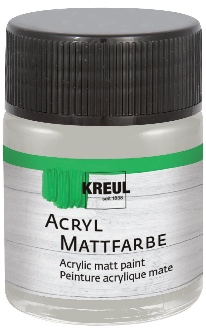 Peinture acrylique Kreul 75537 Peinture acrylique Silver 50 ml 1 pc