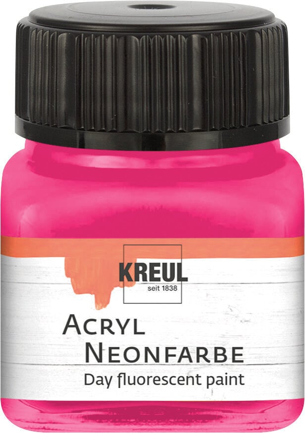 Aκρυλικό Χρώμα Kreul 77263 Ακρυλική μπογιά Neon Pink 20 ml