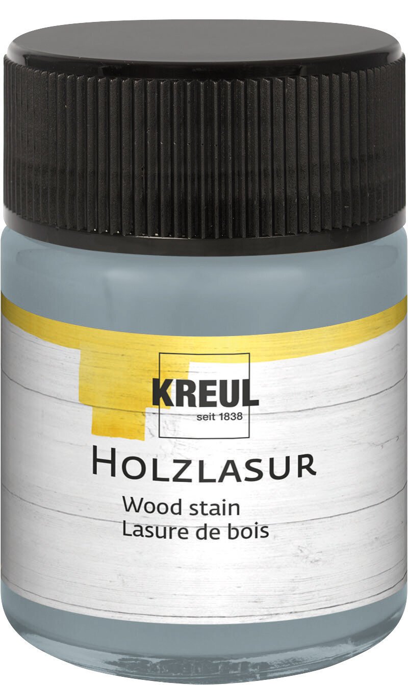 Couleur Kreul 78517 Peinture pour bois Silver Gray 50 ml 1 pc