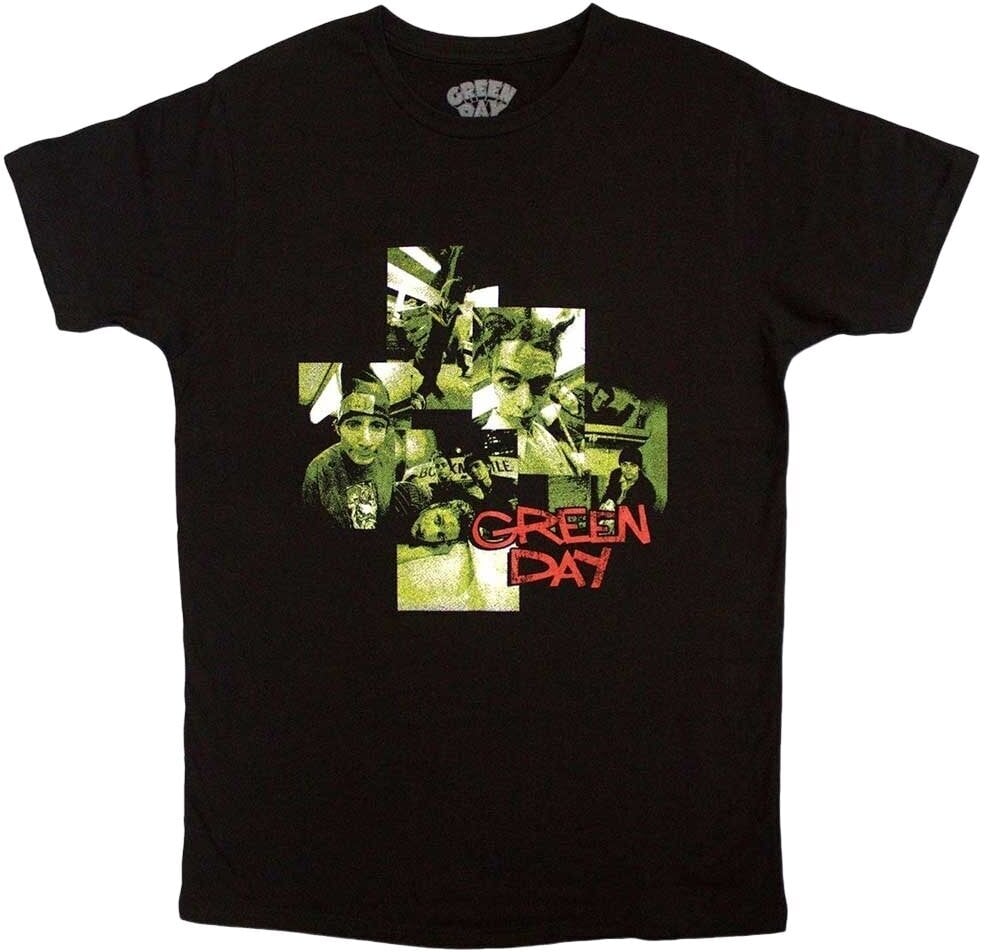 Majica Green Day Majica Photo Montage Unisex Black 2XL