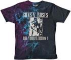 Guns N' Roses Use Your Illusion Monochrome Blue S T-särk