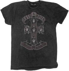 T-shirt Guns N' Roses Monochrome Cross Dip-Dye On Black XL T-shirt