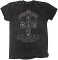 Guns N' Roses Monochrome Cross Dip-Dye On Black M T-särk