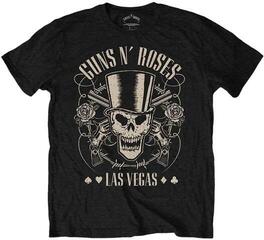 T-shirt Guns N' Roses Top Hat, Skull & Pistols Las Vegas Black XL T-shirt