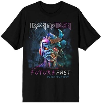 Camiseta de manga corta Iron Maiden Camiseta de manga corta The Future Past World Tour '24 Unisex Black S - 1