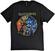 Tričko Iron Maiden Tričko The Future Past Tour '23 Circle Art Unisex Black 2XL