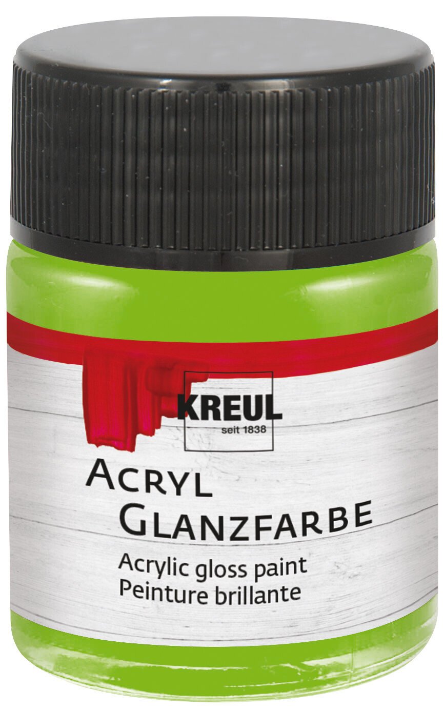 Culoare acrilică Kreul 79517 Vopsea acrilică Lămâie verde 50 ml 1 buc