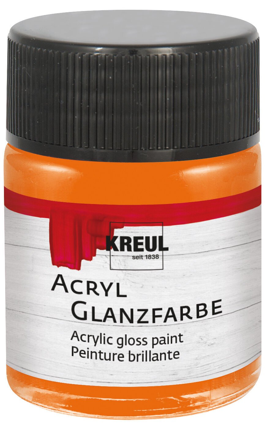 Pintura acrílica Kreul 79524 Acrylic Paint Orange 50 ml 1 pieza