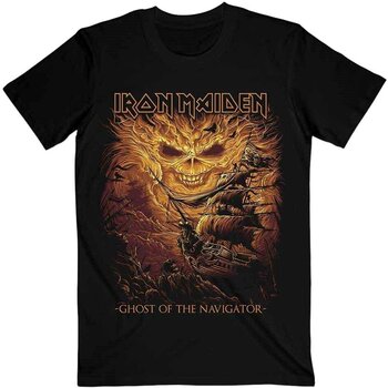 T-Shirt Iron Maiden T-Shirt Ghost of the Navigator Unisex Black 2XL - 1