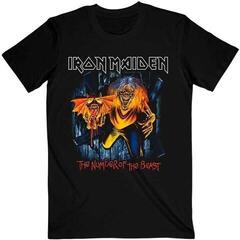 T-shirt Iron Maiden Number Of The Beast Eddie Panel Burst Black 2XL T-shirt