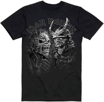 Majica Iron Maiden Majica Senjutsu Large Grayscale Heads Unisex Black 2XL - 1