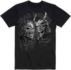 T-shirt Iron Maiden Senjutsu Large Grayscale Heads Black L T-shirt
