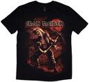 Iron Maiden Benjamin Breeg Red Graphic Black M Camiseta de manga corta
