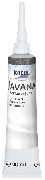 Zijdeverf Kreul Javana Zijde kleurstof Pearly Anthracite 20 ml 1 stuk