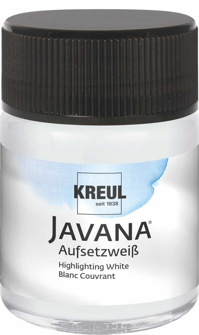 Sidenfärg Kreul Javana Fabriksfärg White 50 ml 1 st