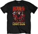 Kiss Love Gun Glow Black L T-särk