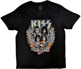 Tricou Kiss End Of The Road Wings Black 2XL Tricou