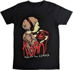 Риза Korn Follow The Leader Back Print Unisex Тениска с къс ръкав/Black/Къси