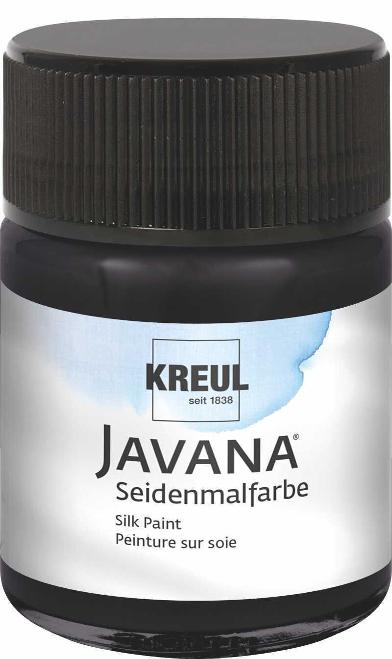 Zijdeverf Kreul Javana Zijde kleurstof Opaque Black 50 ml 1 stuk