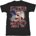 Led Zeppelin Stars N' Stripes USA '77. Black S Košulja
