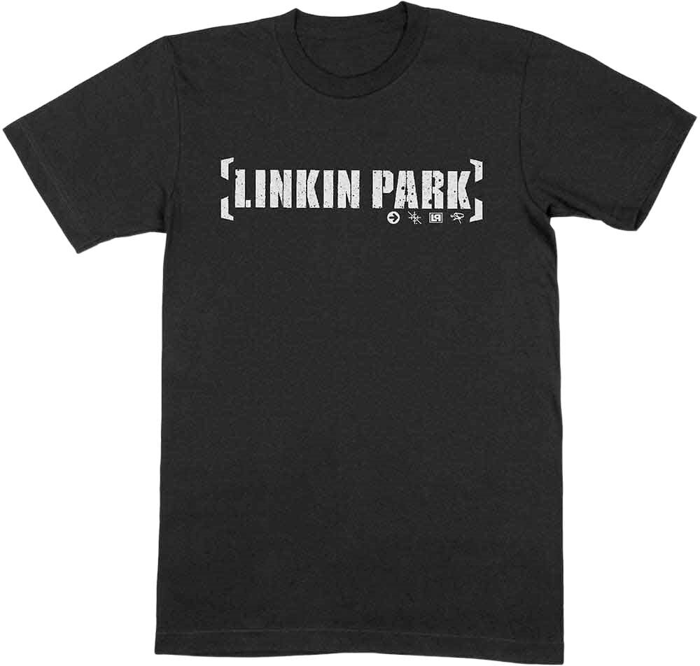 Skjorta Linkin Park Skjorta Bracket Logo Unisex Black 2XL