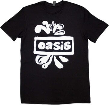 Majica Oasis Majica Logo Splat Unisex Black 2XL - 1