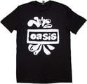 Oasis Logo Splat Black M T-Shirt