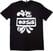 Tričko Oasis Tričko Logo Splat Unisex Black S