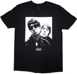 T-shirt Oasis Noel & Liam Square Photo Black L T-shirt