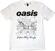 T-shirt Oasis Definitely Maybe Line Drawing White M T-shirt