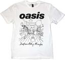 Oasis Definitely Maybe Line Drawing White M T-särk