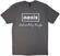 Tricou Oasis Tricou Definitely Maybe Distressed Text Logo Unisex Gri cărbune L