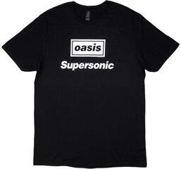 Риза Oasis Supersonic Title Unisex Тениска с къс ръкав/Black/Къси