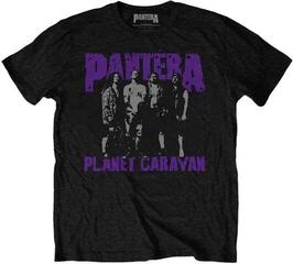 T-shirt Pantera Planet Caravan Unisex T-shirt de manga curta/Black/Curto