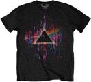 Pink Floyd Dark Side of the Moon Pink Splatter Black L T-särk