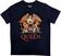 Hudobné a filmové tričká: Queen Tričko Classic Crest Unisex Navy Blue 2XL Tričko Queen Tričko Classic Crest Unisex Navy Blue 2XL