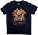Camiseta de manga corta Queen Classic Crest Navy Blue S Camiseta de manga corta
