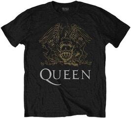 Риза Queen Crest Unisex Тениска с къс ръкав/Black/Къси
