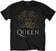 T-Shirt Queen T-Shirt Crest Unisex Black S