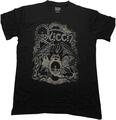 Queen Ornate Crest Black L T-Shirt