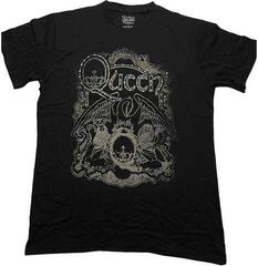T-shirt Queen Ornate Crest Black M T-shirt