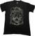 T-Shirt Queen T-Shirt Ornate Crest Unisex Black S