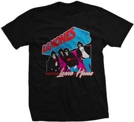 Tricou Ramones Leave Home Unisex Tricou cu mânecă scurtă/Black/Scurt