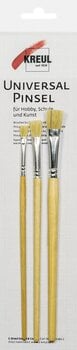 Paint Brush Kreul Universal Bristle Set of Flat Brushes 3 pcs - 1