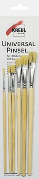 Paint Brush Kreul Universal Bristle Set of Flat Brushes 6 pcs - 1