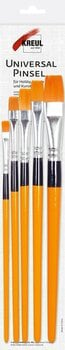 Paint Brush Kreul Universal Synthetics Set of Flat Brushes 5 pcs - 1