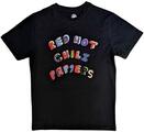 Red Hot Chili Peppers Colourful Letters Black 2XL Košulja